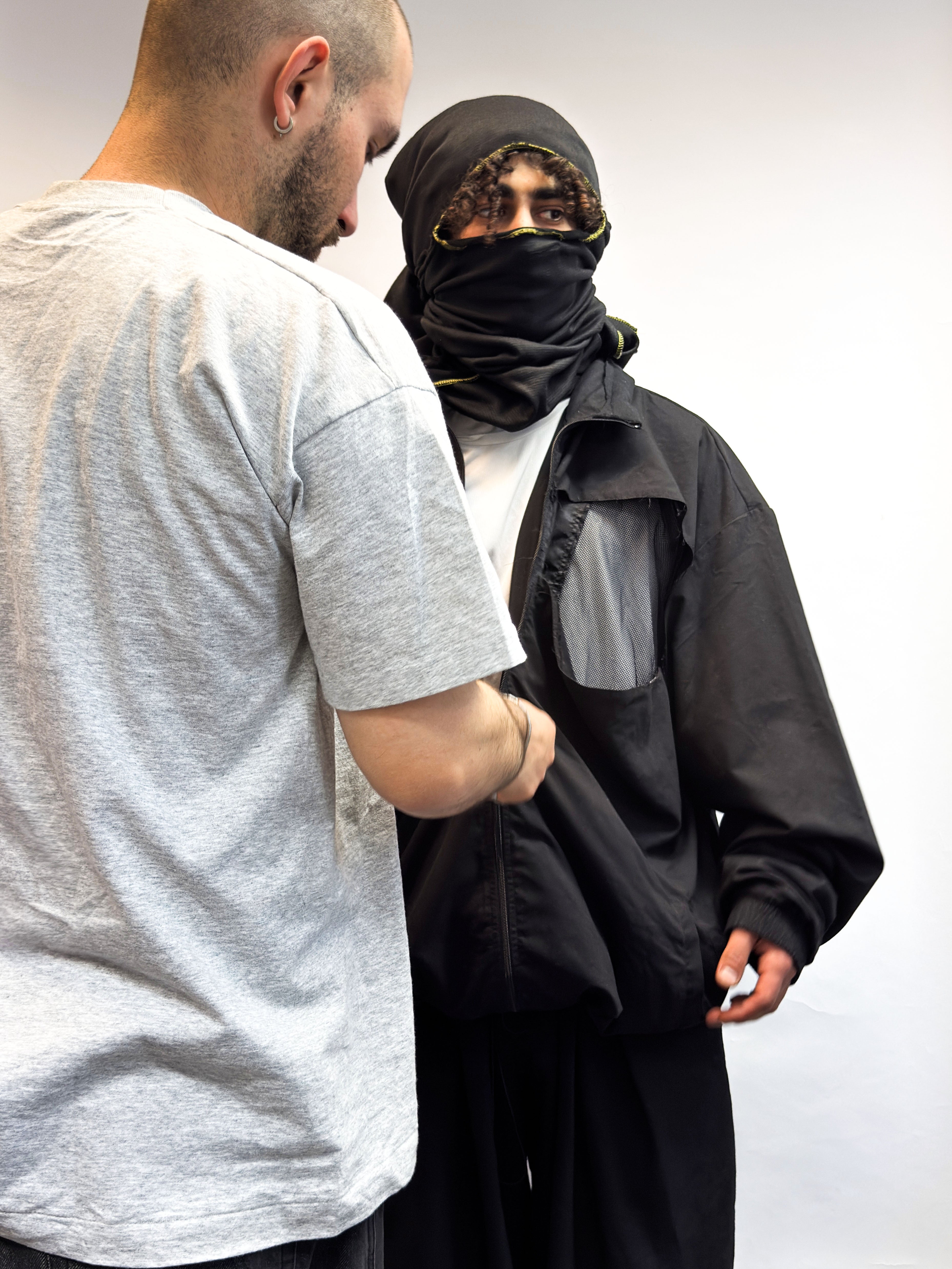 CUT-OUT BREAK JACKET
