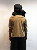 BACK PRINT QUARTER ZIP LONGSLEEVE